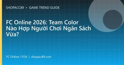 FC Online 2026: Team Color Nào Hợp Người Chơi Ngân Sách Vừa?