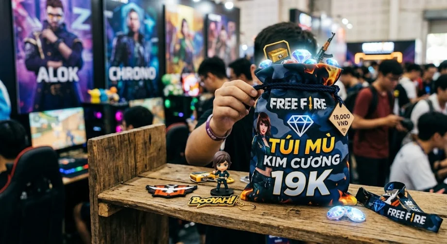 TÚI MÙ KIM CƯƠNG FREE FIRE 19K