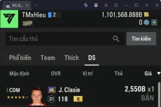 Fc Online Có Cầu Thủ +8 , Đúng MK + Pass C2