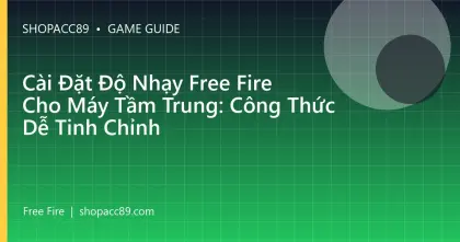 Cài Đặt Độ Nhạy Free Fire Cho Máy Tầm Trung: Công Thức Dễ Tinh Chỉnh