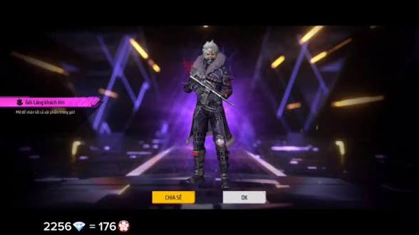 LÃNG KHÁCH TÍM FREE FIRE