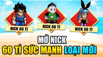 Túi Mù Ngọc Rồng 60 Tỉ Sức Mạnh , Sẵn Bông Tai Đệ Tử VIP
