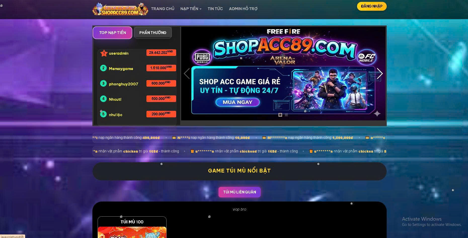 Mua Acc Game Giá Rẻ Uy Tín 2026 – Hướng Dẫn Chọn Shop Acc An Toàn